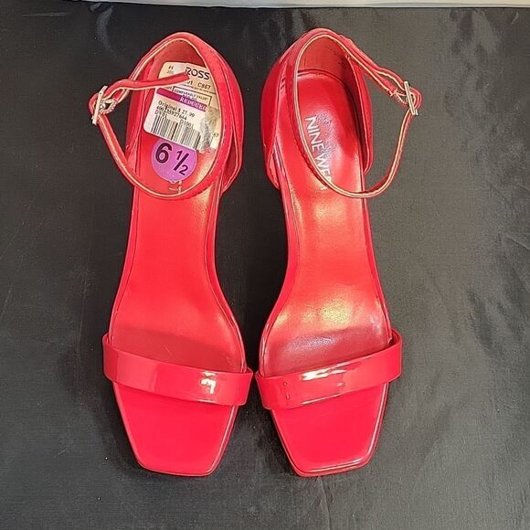 BRAND NEW NINE WEST STRAPPY ADJUSTABLE BUCKLKLE STRAP ONE BAND STRAP SANDAL - Picture 4 of 12